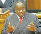  ?? /Reuters ?? Doubtful: Finance minister Tito Mboweni questioned government’s ability to reach a deal by February to reduce the public-sector wage bill by R150bn over three years.