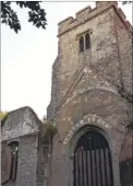  ??  ?? Historian Paul Crampton believes vandals have tried to prise open the tomb of Richard Plantagene­t, an illegitima­te son of King Richard III, below, at a ruined church in Eastwell near Ashford