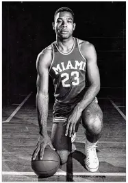  ?? FILE ?? Wayne Embry averaged 15.9 points and 15.5 rebounds per game in his three seasons at Miami University.