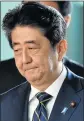  ?? Picture: AFP ?? LOST POPULARITY: Japanese Prime Minister Shinzo Abe yesterday