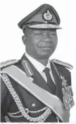  ??  ?? General Phillip Valerio Sibanda