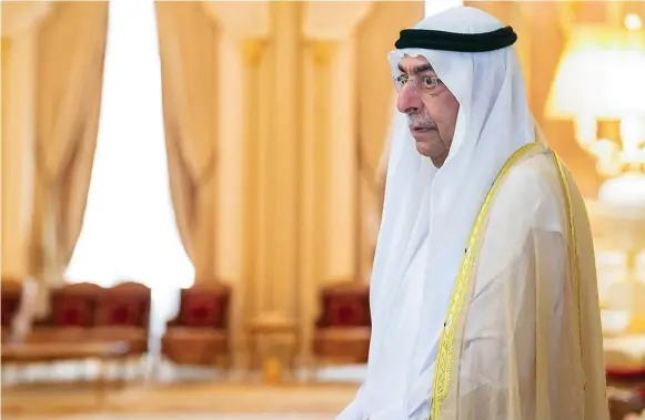  ?? Sharjah Media Office ?? Sheikh Ahmed bin Sultan Al Qasimi died in London on Thursday. A three-day mourning period will be held after his body is brought to the UAE