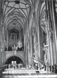  ?? Rick Steves’ Europe ?? A new display tucked into a loft in the oldest part of Vienna’s St. Stephen’s Cathedral showcases church treasures.