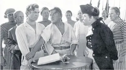  ?? Picture: Getty. ?? Impending showdown: Matters coming to a head in Mutiny On The Bounty.