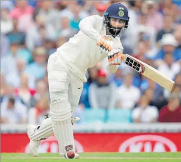  ?? AP PHOTO ?? Ravindra Jadeja carried India close to 300 after they were stuttering at 160 for six at one point in time.