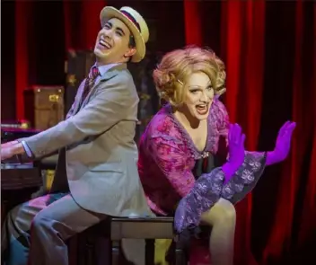  ?? Nate Watters ?? Major Scales, left, and Jinkx Monsoon, winner of season five of “RuPaul’s Drag Race,” are bringing their vivacious show “The Vaudevilli­ans” to Pittsburgh Public Theater.