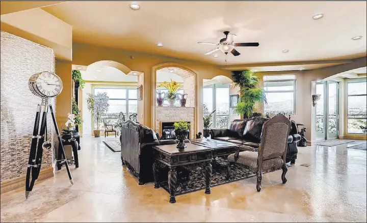  ?? Char Luxury Real Estate ?? The home has three large balconies that showcase views of the Las Vegas Valley.