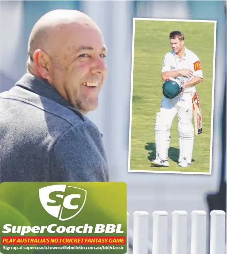  ?? FIGHTING SPIRIT: Former Australian Cricket team head coach Darren Lehmann and ( inset) David Warner. ??