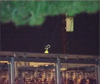  ?? Cory Rubin/The Signal (See additional photos at signalscv.com) ?? Metallic balloons knocked out power to more than 20,000 residents at a substation in Canyon Country.