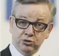  ??  ?? 0 Michael Gove considerin­g ‘all options’ to improve welfare