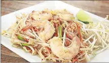  ?? J. PERENIC/DISPATCH] [BARBARA ?? The pad thai with shrimp at Bamboo Thai Kitchen A: