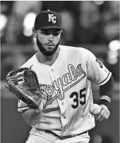  ?? PETER G. AIKEN, USA TODAY SPORTS ?? First basemen Eric Hosmer can be a free agent after next season.