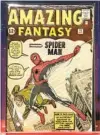  ??  ?? The comic book Amazing Fantasy #15, which features the origin of Spider-man.
