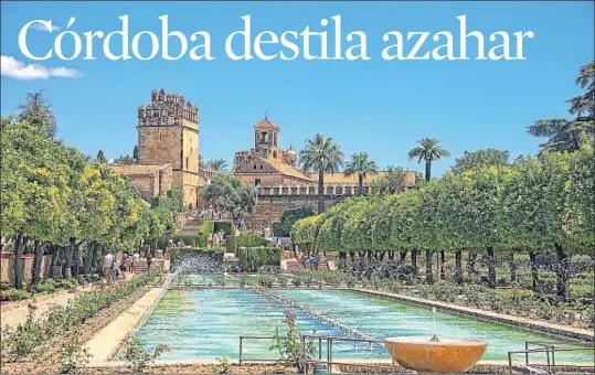  ?? EMAD ALJUMAH / GETTY ?? El alcázar de Córdoba, visto desde sus jardines