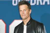  ?? JON KOPALOFF/GETTY IMAGES ?? Tom Brady attends Los Angeles Premiere Screening of Paramount Pictures’“80 For Brady” at Regency Village Theatre on Jan. 31 in Los Angeles.