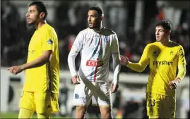  ?? (Photo Philippe Arnassan) ?? Ottman Dadoune, ici face à Aubagne, enchaîne les entrées en jeu convaincan­tes.