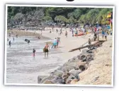  ?? ?? Erosion at Noosa's Main Beach.