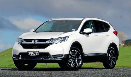  ??  ?? The new fifth-generation Honda CR-V, just arrived in New Zealand.