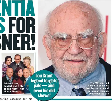 Dementia Fears For Ed Asner Pressreader