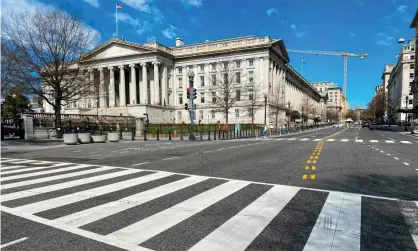  ??  ?? The US treasury department was affected by the breach. Photograph: Eric Baradat/AFP/Getty Images