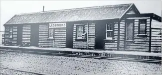  ??  ?? Glory days: When rail was king, the station was Ladbrooks’ palace.