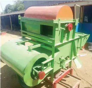  ?? ?? One of the agro machine fabricated by Sani