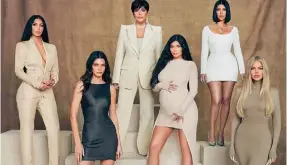  ?? Photo: Handout ?? The Kardashian­s have been with us for 15 years, and show no signs of stopping.