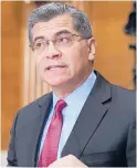  ?? LEIGH VOGEL/GETTY ?? Xavier Becerra, confirmed Thursday to lead the Health and Human Services department, represente­d a Los Angeles-area district in the House for 24 years.