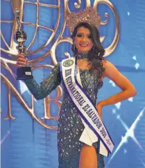  ??  ?? Camila Luna. Fue nominada Miss Supranatio­nal El Salvador 2020 y representa­rá al país en Polonia.