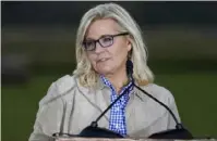  ?? Associated Press ?? Rep. Liz Cheney, R-Wyo.