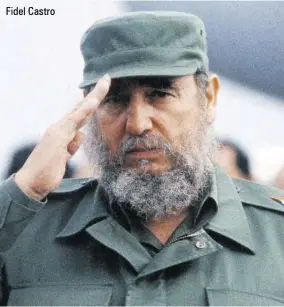  ??  ?? Fidel Castro