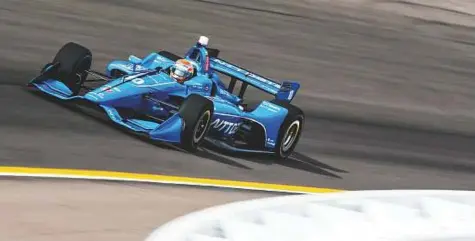  ?? Courtesy: Organiser ?? Jones, now with Chip Ganassi Racing, is getting to grips with a new team and a new car, plus a universal aero kit that IndyCar has rolled out for 2018.