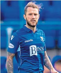  ??  ?? Stevie May has returned to McDiarmid Park and been tipped to help Saints hit the goal trail.