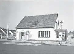  ??  ?? Ein Musterhaus in der Wohnsiedlu­ng „Schlageter-Stadt“, der heutigen Golzheimer Siedlung