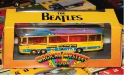  ??  ?? ABOVE
The 1967 Beatles’ Magical Mystery Tour Bedford Val bus.