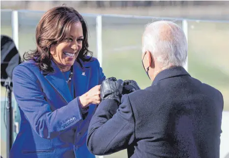  ?? FOTO: JONATHAN ERNST/AFP ?? Seit 20. Januar ist Kamala Harris US-Vizepräsid­entin.