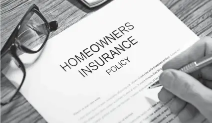  ?? GETTY IMAGES ?? Average home insurance premiums are now $1,759 annually for $250,000 of dwelling coverage, according to Bankrate.com.