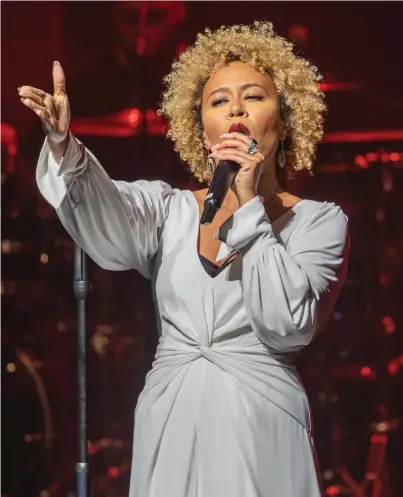  ??  ?? Left: Emeli Sandé’s 2012 debut album, Our Version of Events, was one of the decade’s biggest UK albums and its biggest-selling female debut. The singer, who grew up in Alford, Aberdeensh­ire, is a distinctiv­e and hugely popular voice; her latest album, Real Life (2019), was widely praised