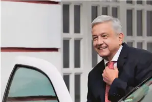  ??  ?? El presidente electo Andrés Manuel López Obrador nombramien­tos en el sector financiero. dio a conocer