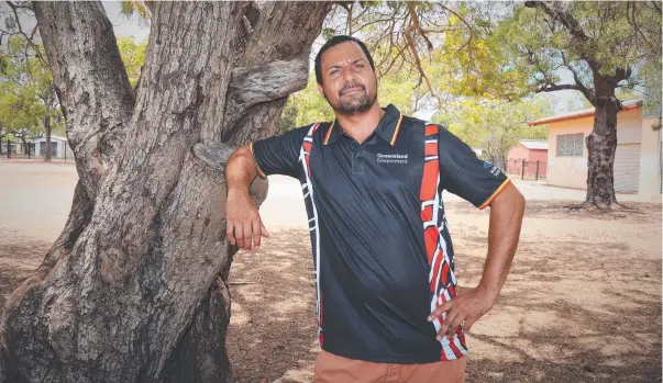  ?? ?? Mornington Island Mayor Kyle Yanner has ideas to restore hope to his community. Pictures: Peter Carruthers
