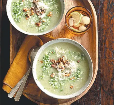  ?? Photo: Mark O’Meara ?? Vitamin-packed: This soup serves up four vege servings in one hit.