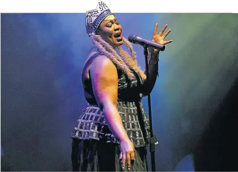  ?? Picture: Veli Nhlapo/Sowetan ?? Thandiswa Mazwai.