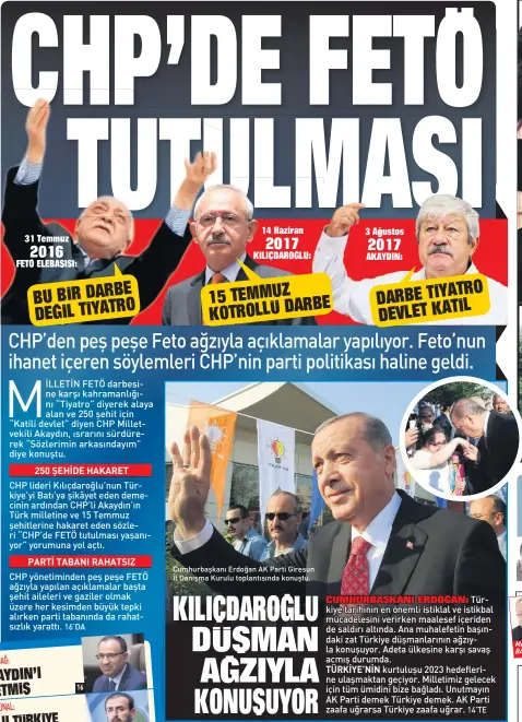  ??  ?? Cumhurbaşk­anı Erdoğan AK Parti Giresun İl Danışma Kurulu toplantısı­nda konuştu.