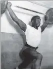  ?? SUBMITTED PHOTO ?? Rosalius White, known to everybody as “Clapper” and an Olympic class weight lifter, is shown in this photo in his younger days. A man of great religious faith, “Clapper” gave up a chance to earn a spot on the Unite States Olympic team to stay in Pottstown and serve the community.