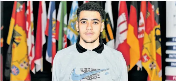  ?? FOTO: LORTAT/SQUASH FACTORY ?? Der Münchner Youssef Elgammal spielt für die Squash Factory Saar-Pfalz und ist als aktueller Führender der deutschen U19-Rangliste die wohl größte Olympia-Hoffnung für 2028.