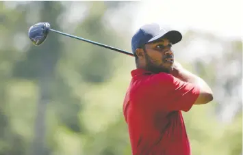  ?? ROB CARR/GETTY IMAGES FILES ?? Harold Varner III will make his debut on the LIV Golf Series tour Friday at its Boston event.