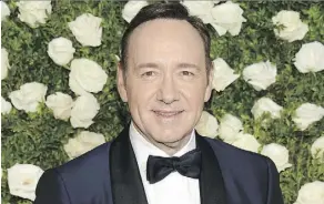  ?? THE ASSOCIATED PRESS ?? Kevin Spacey says he does not remember the encounter alleged by actor Anthony Rapp, but apologizes for his behaviour.