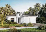  ??  ?? The Residences at Banyan Cay offer five beautiful one- and two-story homes with 15 design styles.