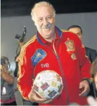  ?? REUTERS ?? Vicente del Bosque, ayer antes de la rueda de prensa en Tiflis.