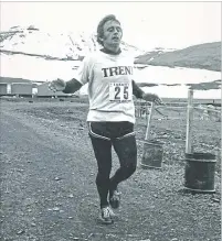  ?? SUBMITTED PHOTO ?? Former Peterborou­gh MP and MPP Peter Adams is seen in 1979 completing the Arctic Marathon.